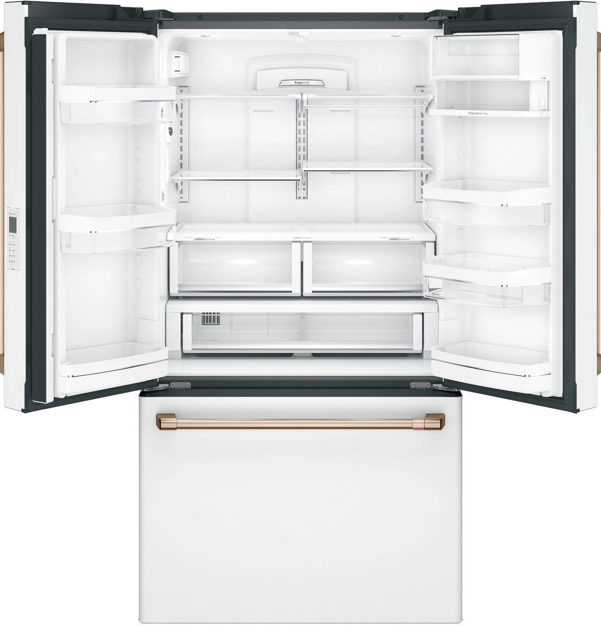 CWE23SP4MW2 - REFRIGERADORA FRENCH DOOR 23.1cf - CAFÉ - Imagen 2