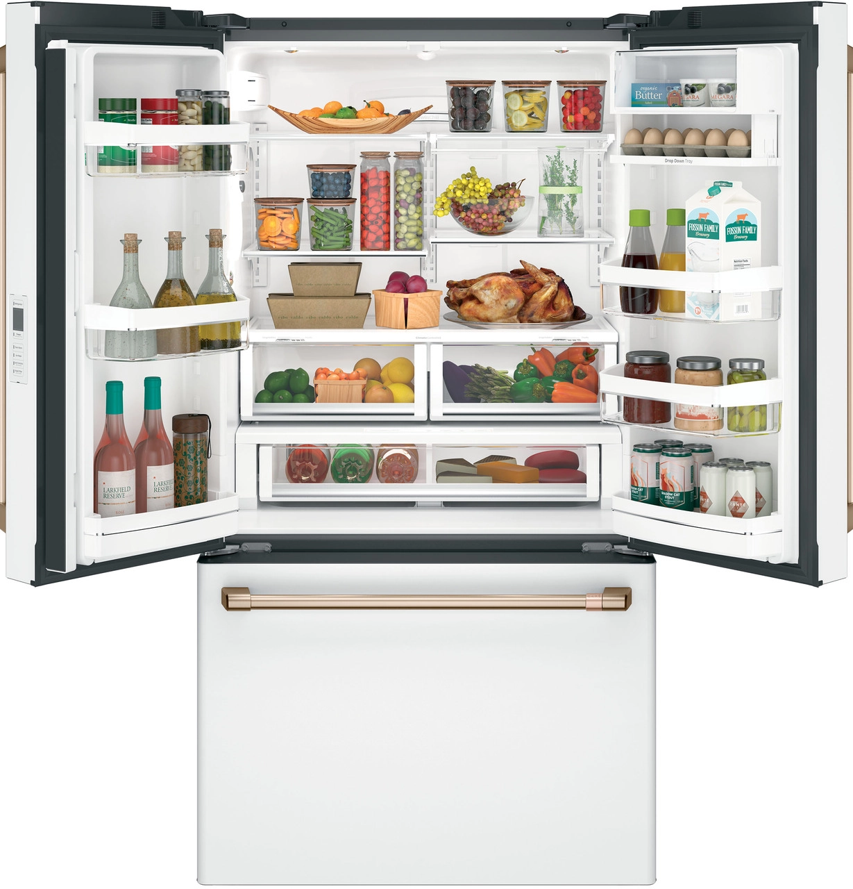 CWE23SP4MW2 - REFRIGERADORA FRENCH DOOR 23.1cf - CAFÉ - Imagen 3