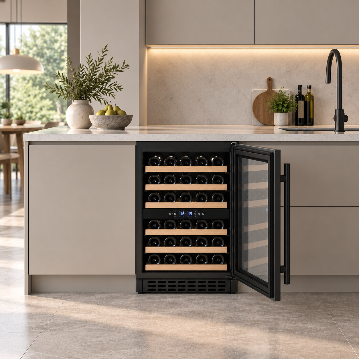 KSW462TWIBL - CAVA PARA VINOS DOBLE TEMPERATURA 46BOT - KITCHEN STUDIO - Imagen 6