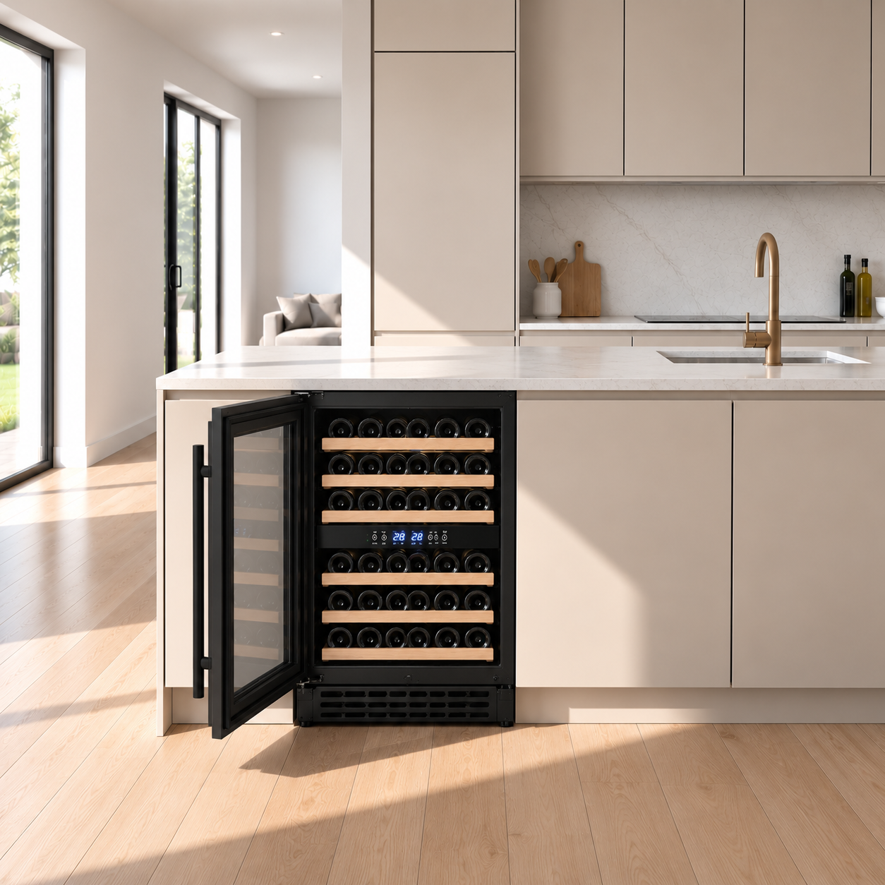KSW462TWIBL - CAVA PARA VINOS DOBLE TEMPERATURA 46BOT - KITCHEN STUDIO - Imagen 7