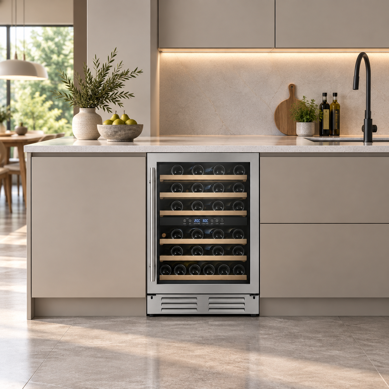 KSW462TWISS - CAVA PARA VINOS DOBLE TEMPERATURA 46BOT - KITCHEN STUDIO - Imagen 5